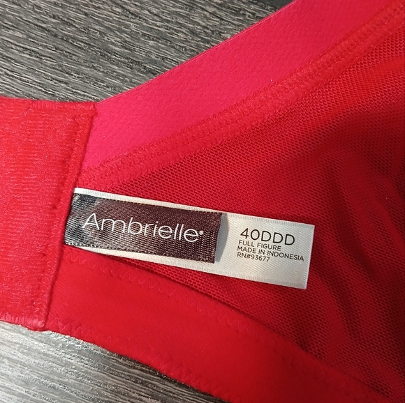 Ambrielle Everyday Full Coverage Lace Bra 40DDD - Picture 16 of 16